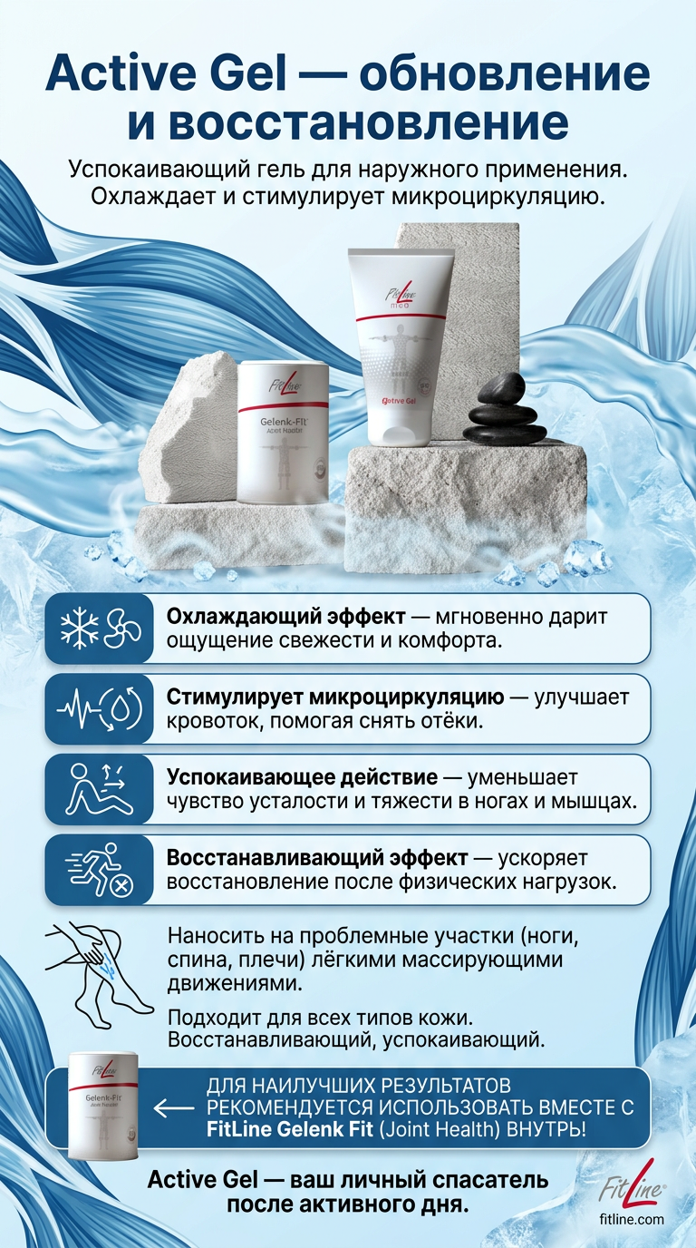 FitLine Active Gel — обновление, возрождение, восстановление