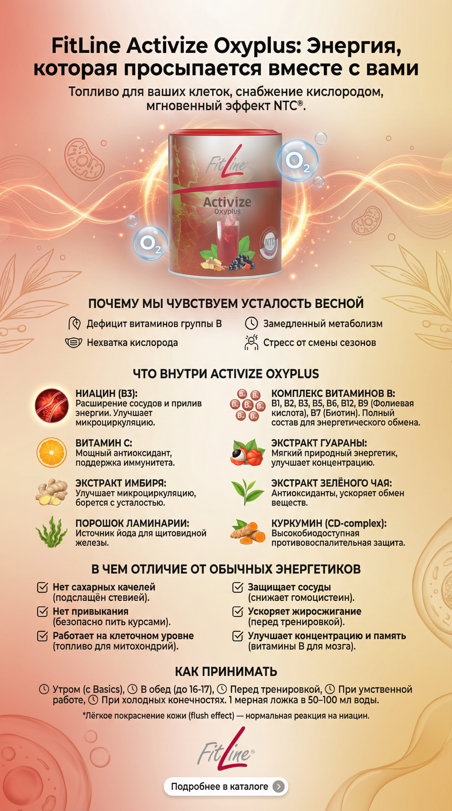 FitLine Activize Oxyplus: энергия, которая просыпается вместе с вами