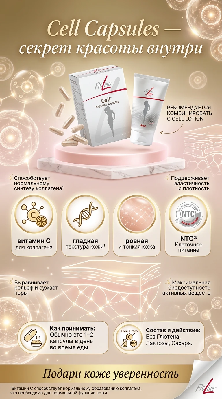 FitLine Cell Capsules — чувствуй себя хорошо, выгляди уверенно