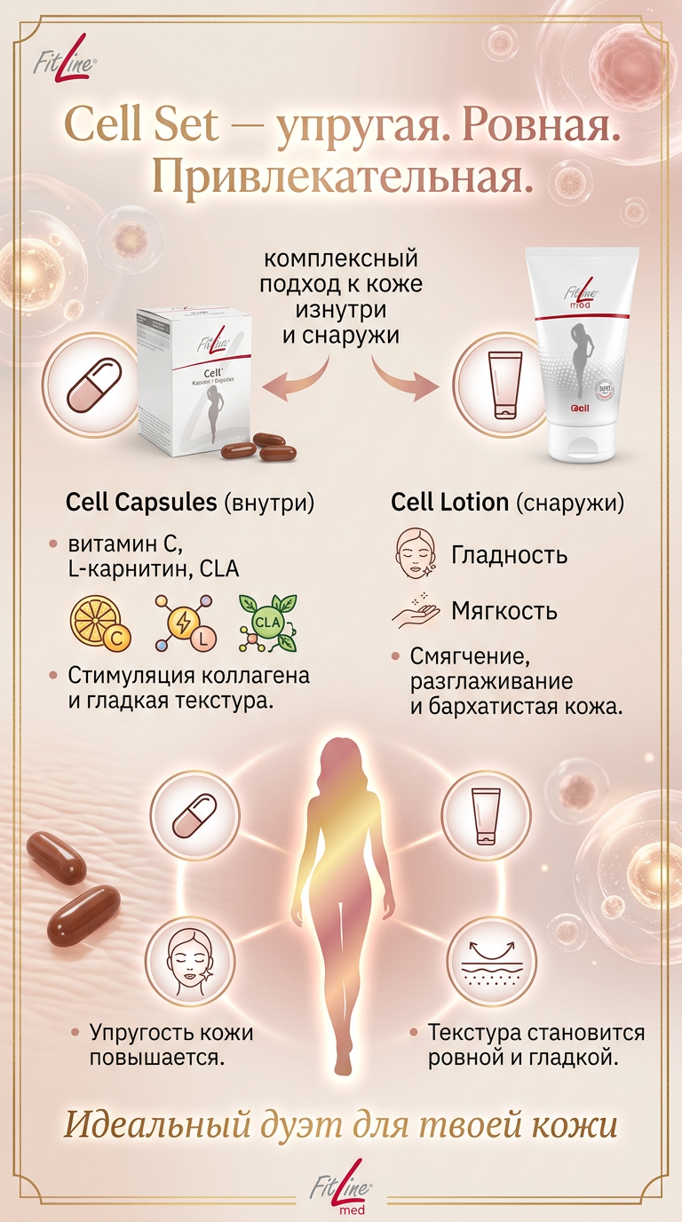 FitLine Cell Set — упругая, ровная, привлекательная кожа