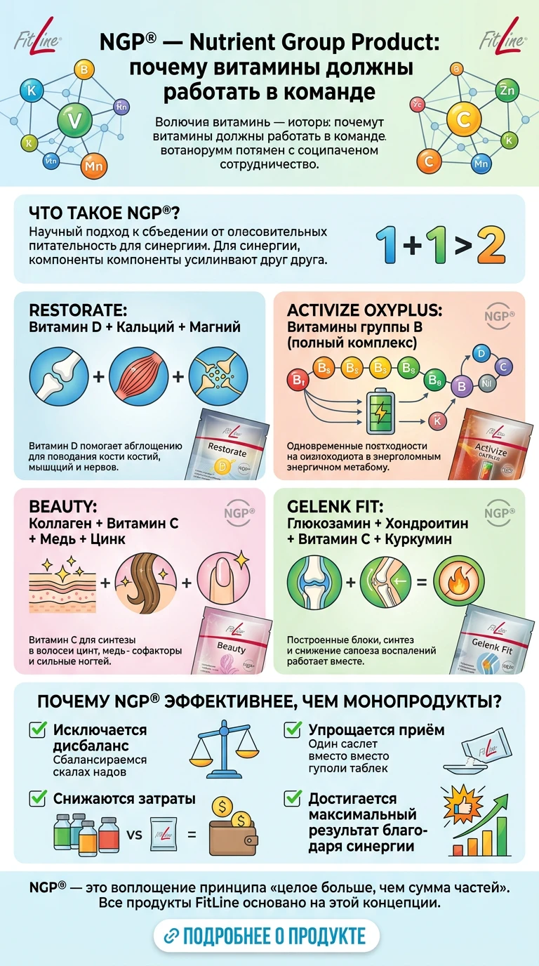 NGP и групповой эффект питательных веществ FitLine