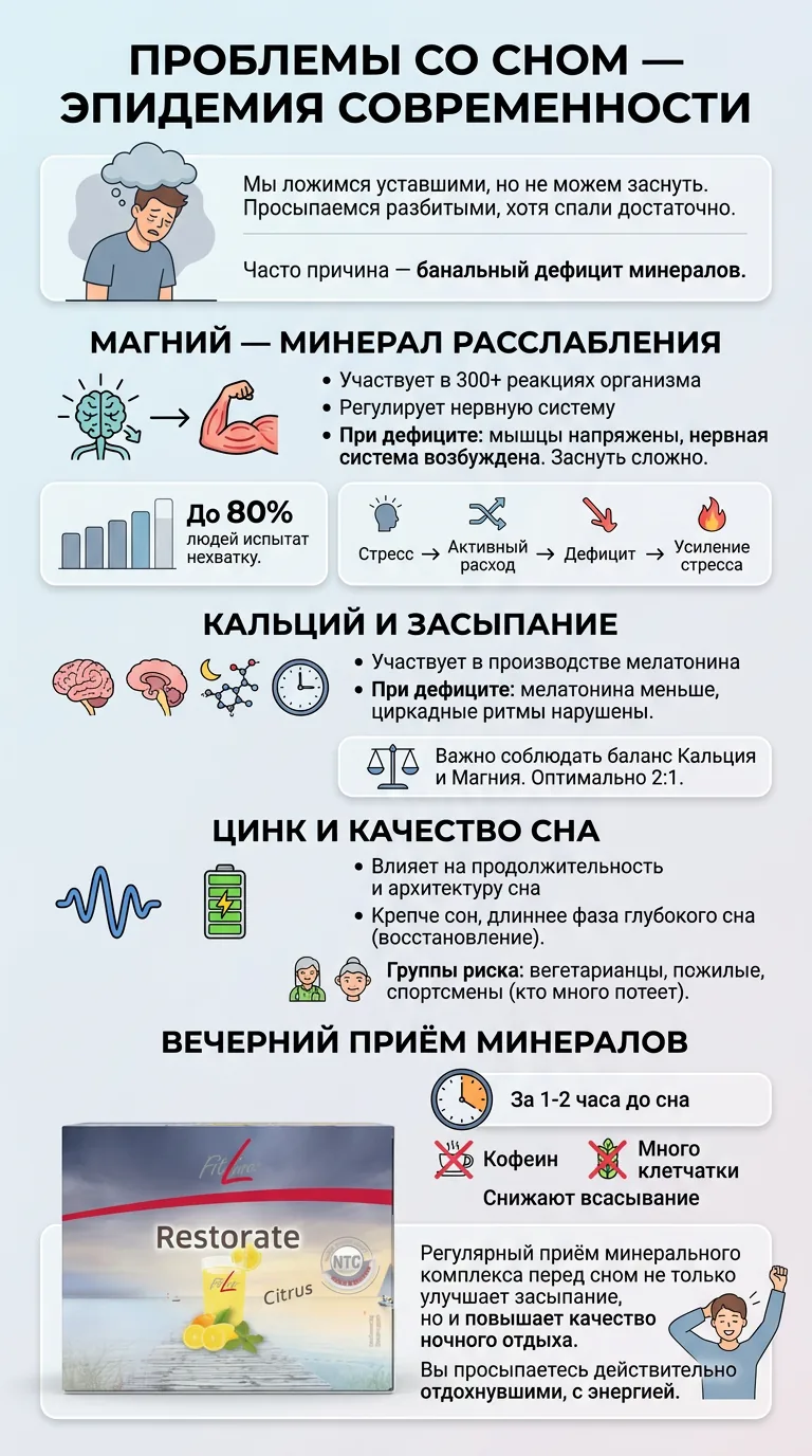 Restorate минералы для сна и восстановления