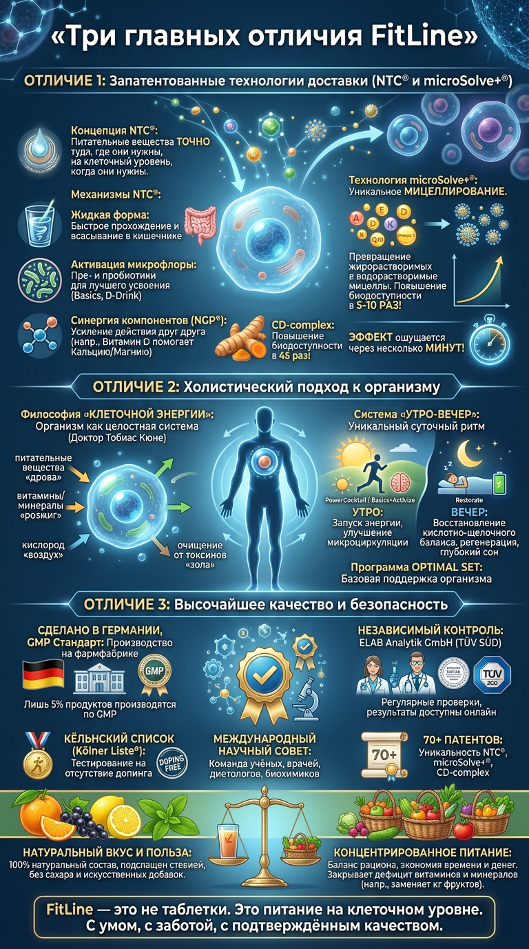 Три главных отличия FitLine